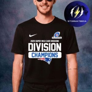 New England Patriots 2025 AFC Wild Card Weekend Division Champions Unisex T-Shirt