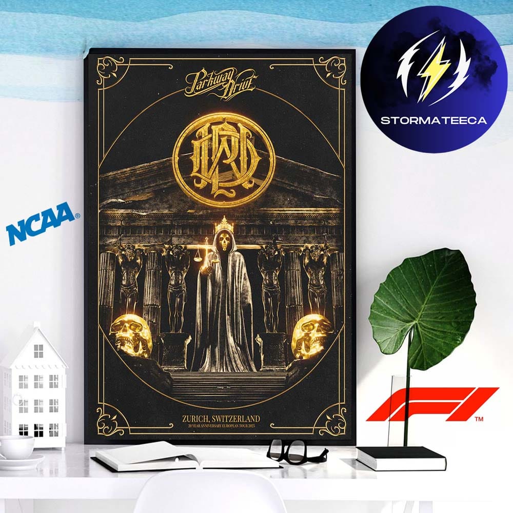 Parkway Drive 20 Year Anniversary European Tour 2025 Pop Up Store Collection Zurich Switzerland Home Decor Poster Canvas Parkway Drive 20 Year Anniversary European Tour 2025 Pop Up Store Collection Zurich Switzerland Home Decor Poster Canvas