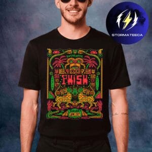Phish Dry Goods Mexico Poster Show At Moon Palace Cancun In Mexico On January 28-31 2026 Riviera Maya Unisex T-Shirt