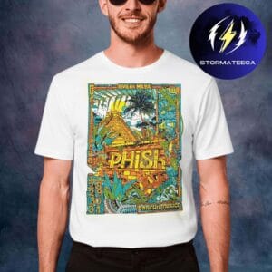 Phish Dry Goods Mexico Poster Show At Moon Palace Cancun In Mexico On January 28-31 2026 Unisex T-Shirt