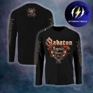 Sabaton Merch EU Tour 2025 Legends Never Die Long Sleeve