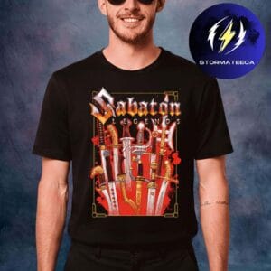 Sabaton Merch EU Tour 2025 The Legendary Swords Unisex T-Shirt