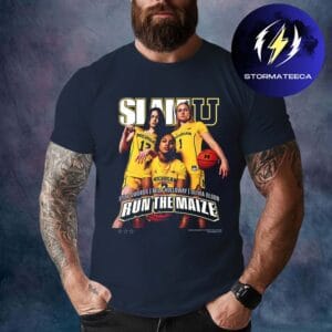 Slam x Michigan Wolverines WBB Cover Tee Navy Unisex T-Shirt