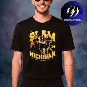 Slam x Michigan Wolverines WBB Scratch Remix Unisex T-Shirt