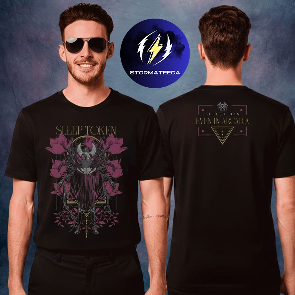 Sleep Token Merch Even In Arcadia Collection The Sacred Vessel Two Sided Unisex T-Shirt Sleep Token Merch Even In Arcadia Collection The Sacred Vessel Two Sided Unisex T-Shirt