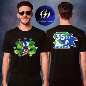 Sonic The Hedgehog 35th Anniversary Collection Key Art Unisex T-Shirt