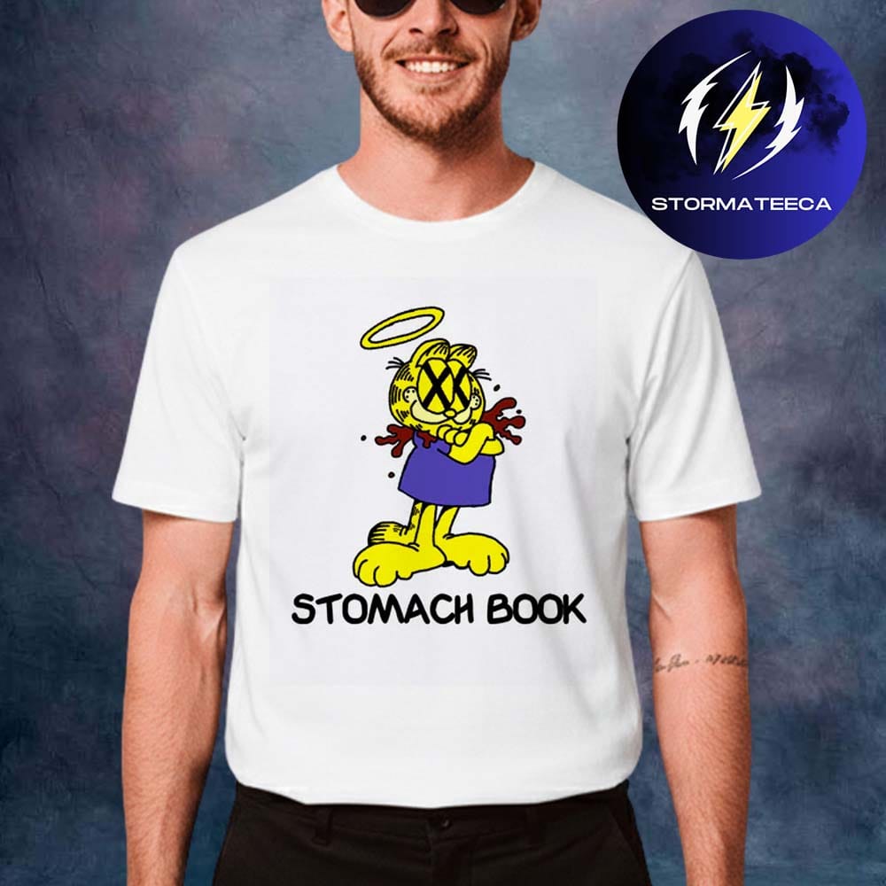 Stomach Book Merch Lasagna White Unisex T-Shirt Stomach Book Merch Lasagna White Unisex T-Shirt