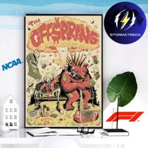The Offspring Event Poster At Dignity Health Arena In Bakersfield CA On January 16 2025 Home Decor Poster Canvas