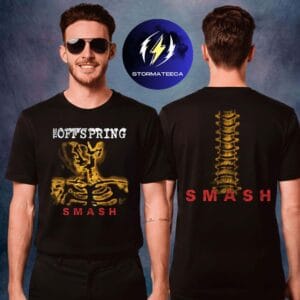 The Offspring Merch Supercharged Worldwide Tour In ’26 Smash Album Two Sided Unisex T-Shirt