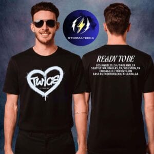 Twice Merch 5th World Tour Ready To Be Heart Two Sided Unisex T-Shirt