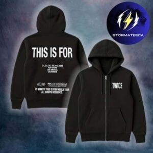 Twice This Is For World Tour Part 2 LA California Merch At Kia Forum On January 21 22 24 25 2026 Zip HoodieShirt
