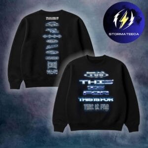 Twice This Is For World Tour Part 2 North American Merchandise All 9 Members Name List Two Sided Unisex Sweatshirt