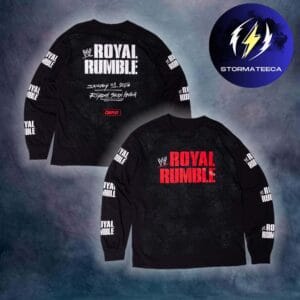 WWE x Complex x Fanatics Royal Rumble Collection Merch Royal Rumble Long Sleeve Tee Black
