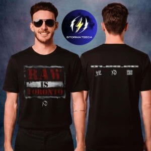 WWE x The Weeknd Collab Collection Raw Is Toronto Two Sided Unisex T-Shirt