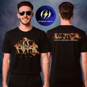 WWE x The Weeknd Collab Collection Raw Is War Two Sided Unisex T-Shirt