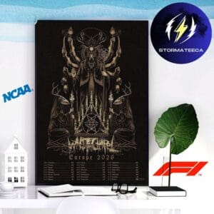 Whitechapel Europe Tour 2026 Event Tour Schedule Home Decor Poster Canvas