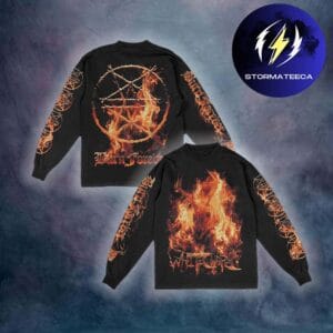 Whitechapel Europe Tour 2026 Merch Hymns In Dissonance Burn Forever Unisex Longsleeve Shirt