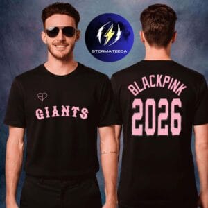 Yomiuri Giants x BLACKPINK Collab Collection Two Sided Unisex T-Shirt
