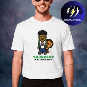 YoungBoy NBA x BAPE Collab Collection Youngboy Never Broke Again Milo Unisex T-Shirt
