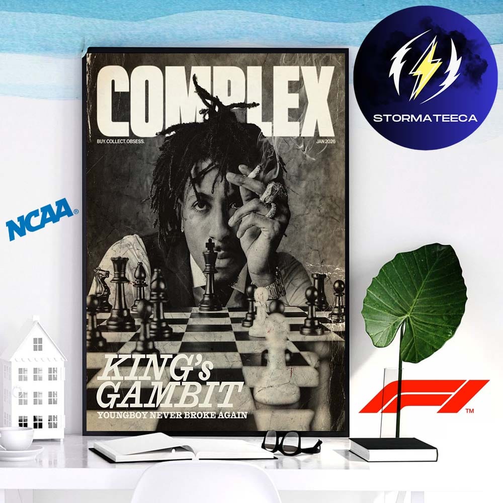 YoungBoy Never Broke Again x Bape Complex Cover King's Gambit Home Decor Poster Canvas YoungBoy Never Broke Again x Bape Complex Cover King's Gambit Home Decor Poster Canvas