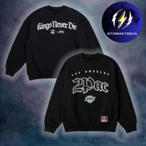 2Pac x LA Kings Collab Limited Edition Kings Never Die Two Sided Unisex SweatShirt
