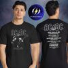 AC DC Merch Brasil PWR UP Tour Latin America 2026 Event Two Sided Unisex T-Shirt