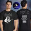 AC DC Merch PWR UP Tour Latin America 2026 Powerage Two Sided Unisex T-Shirt