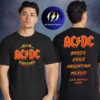 AC DC PWR Up Tour 2026 Sao Paulo Pop Up Merch At Tokio Marine Hall On February 28 March 4 2026 Two Sided Unisex T-Shirt