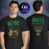 AC DC PWR Up Tour Latin America 2026 Schedule Two Sided Unisex T-Shirt
