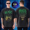AC DC PWR Up Tour Latin America 2026 Schedule Two Sided Washed T-Shirt