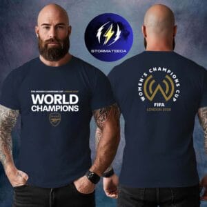 Arsenal FIFA Womens Champions Cup 2026 Winners Two Sided Unisex T-Shirt