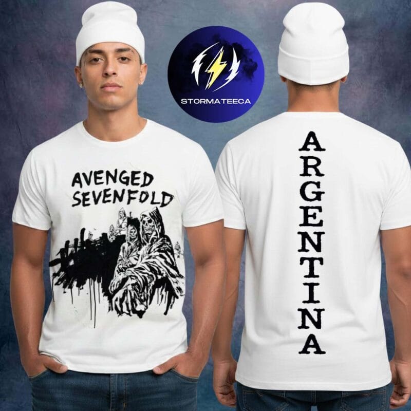 Avenged Sevenfold Merch Pop Up Store Argentina Life Is But A Dream Latin America Tour 2026 Two Sided Unisex T Shirt