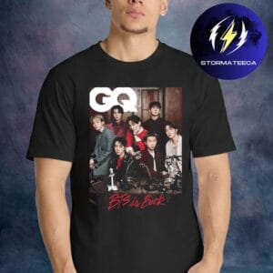 BTS GQ Korean Cover Poster BTS Is Back 2026 Unisex T-Shirt