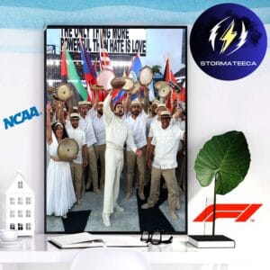 Bad Bunny Together We Are American Photo Home Decor Poster Canvas