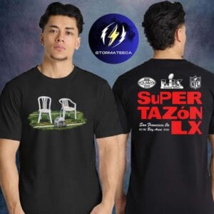 Bad Bunny x Super Tazon Chair NFL Super Bowl XL Merch Two Sided Unisex T-Shirt