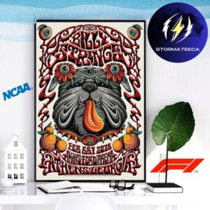 Billy Strings Poster Athens Dual Night At Akins Ford Arena In Athens GA On February 6 7 2026 Art By Dylan Fant Home Decor Poster Canvas