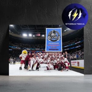 Boston College Men’s Hockey Team Are The 2026 Beanpot Champions Team Photo Home Decor Poster Canvas