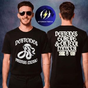 Deftones Merch EU UK Tour 2026 Private Music Logo Time Dates Two Sided Unisex T-Shirt