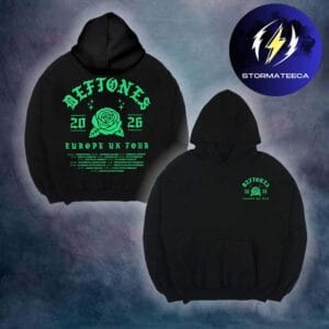 Deftones Merch EU UK Tour 2026 Rose Time Dates Two Sided Unisex HoodieShirt