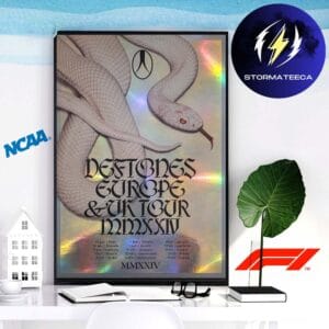 Deftones Merch EU UK Tour 2026 Tour Dates Home Decor Poster Canvas