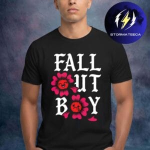Fall Out Boy Merch Valentine Collection Flowers Tee