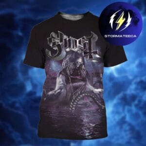 Ghost Band Skeletour World Tour 2026 Montreal QC January 30 2026 Exclusive Art Work All Over Print Shirt