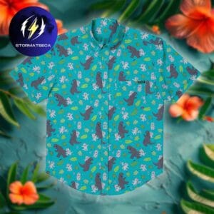 Godzilla Minilla Mania RSVLTS Collection Summer Hawaiian Shirt