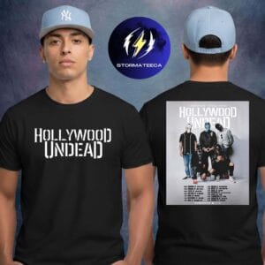 Hollywood Undead Europe Tour 2026 Schedule Two Sided Unisex T-Shirt