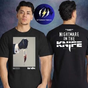 Ice Nine Kills Merch Nightmare On The Ninth Collection Nightmare On The Knife Part One Two Sided Unisex T-Shirt
