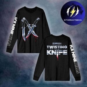 Ice Nine Kills Merch Nightmare On The Ninth Collection Twisting The Knives Long Sleeve Shirt