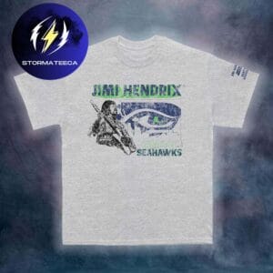 Jimi Hendrix x Seattle Seahawks Limited Edition Heather Grey Tee