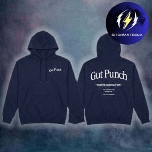 Jonas Brothers Merch Sunday Best Gut Punch Navy Hoodie Shirt