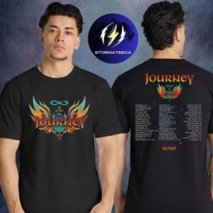 Journey Final Frontier Tour 2026 Tour Dates Two Sided Unisex T-Shirt