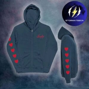 Laufey Merch Strawberry Matcha Collection Strawberry Zip Hoodie Shirt